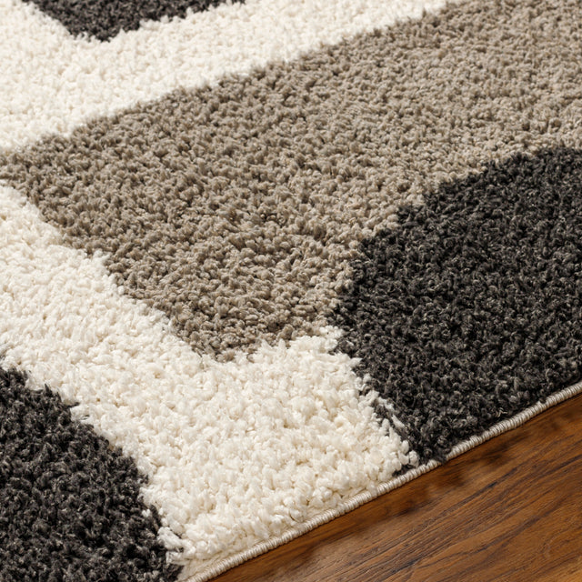 Surya Birmingham Bmm-2316 Ivory, Black, Gray Rug.