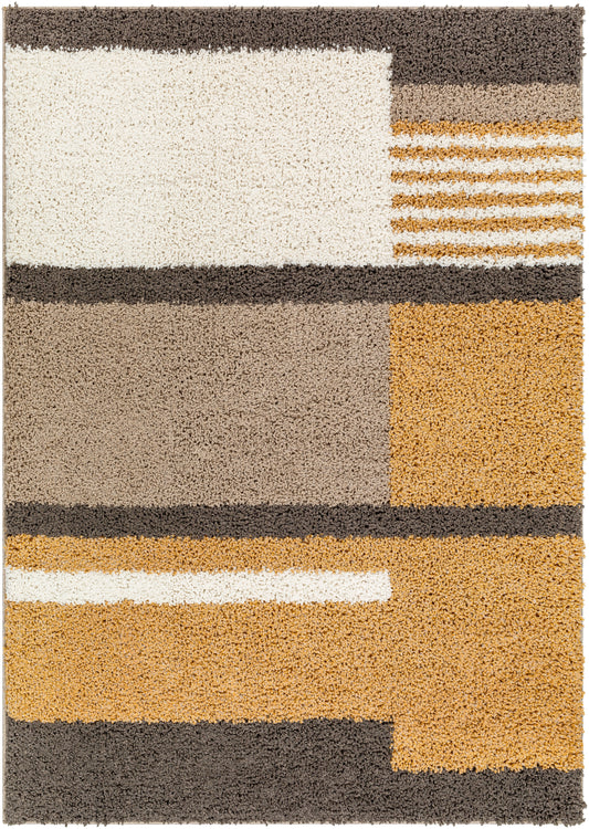 Surya Birmingham Bmm-2317 Pale Blue, Ivory, Tan Area Rug