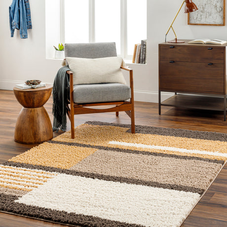 Surya Birmingham Bmm-2317 Pale Blue, Ivory, Tan Rug.