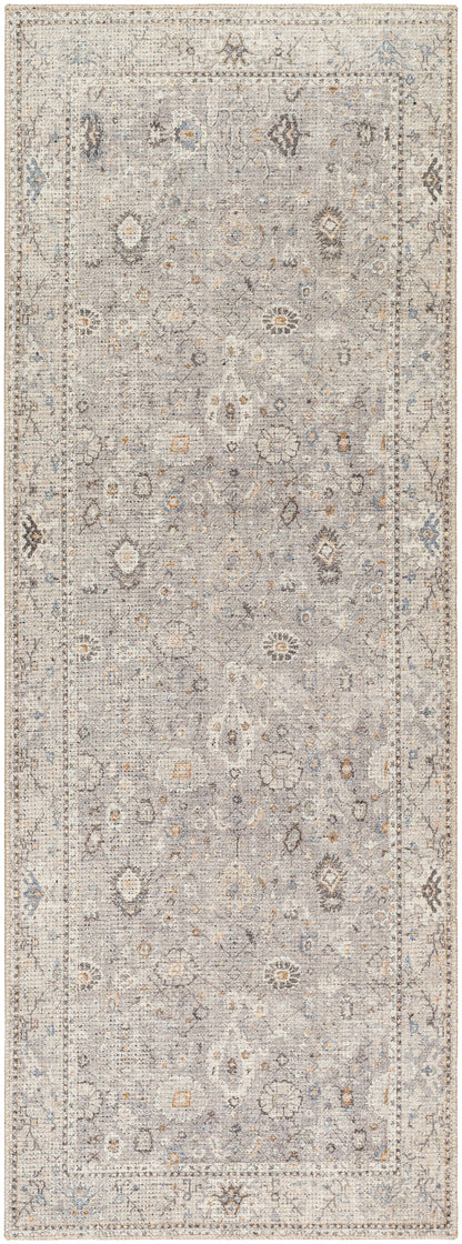 Surya Davina Bocc-2300 Medium Gray, Light Beige, Brown, Denim, White Area Rug