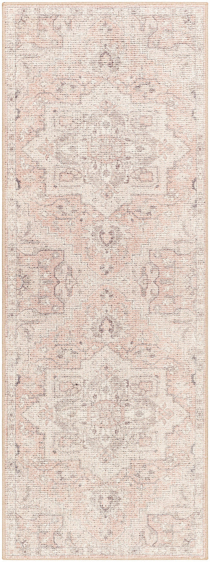 Surya Elle Boec-2300 Tan, Light Beige, Gray, Charcoal, Off-White Area Rug