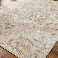 Surya Elle Boec-2300 Tan, Light Beige, Gray, Charcoal, Off-White Area Rug