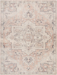 Surya Elle Boec-2300 Tan, Light Beige, Gray, Charcoal, Off-White Area Rug