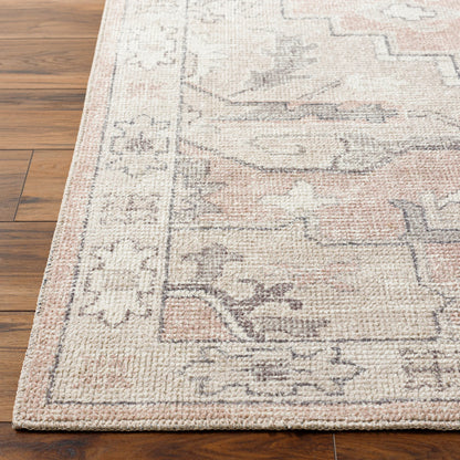 Surya Elle Boec-2300 Tan, Light Beige, Gray, Charcoal, Off-White Area Rug