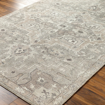 Surya Elle Boec-2301 Sage, Off-White, Dusty Sage, Slate, Charcoal, Tan Area Rug