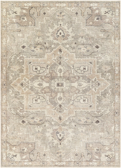 Surya Elle Boec-2301 Sage, Off-White, Dusty Sage, Slate, Charcoal, Tan Area Rug