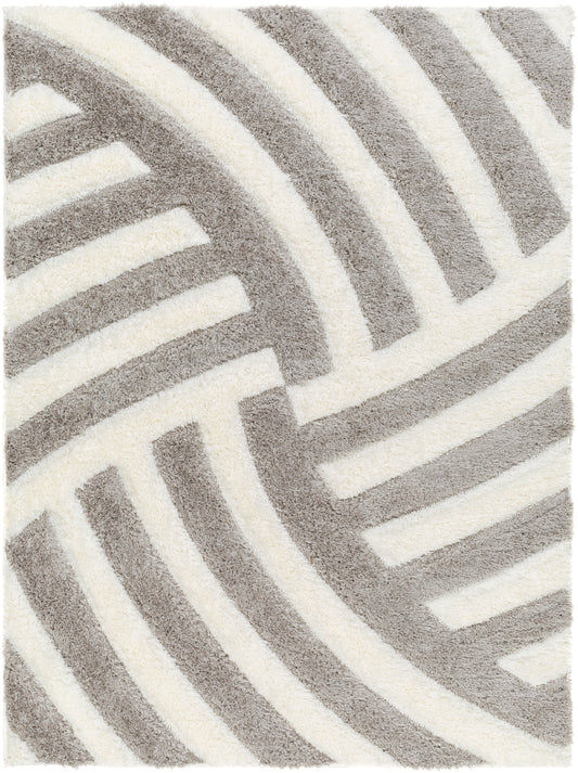 Surya Bologna Bog-2303 Light Silver, Pewter, Metallic - Silver Area Rug