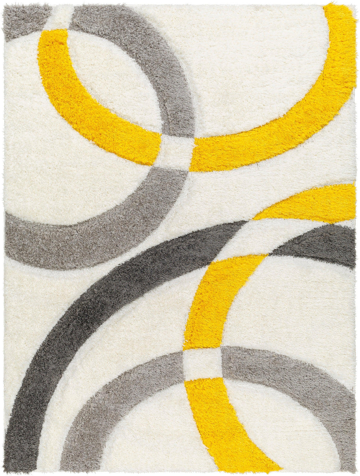Surya Bologna Bog-2307 Beige, Light Silver, Sunflower, Metallic - Silver Rug.