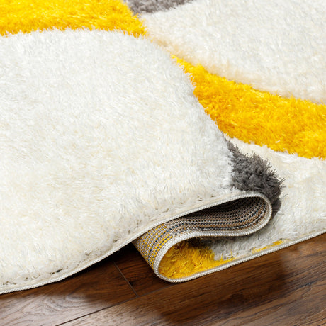 Surya Bologna Bog-2307 Beige, Light Silver, Sunflower, Metallic - Silver Rug.