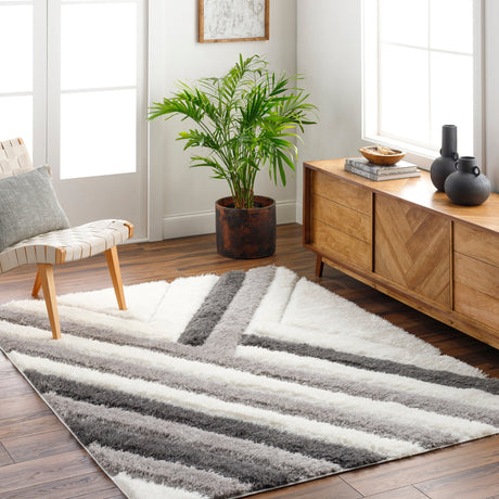 Surya Bologna Bog-2310 Beige, Light Silver, Grey, Pewter Rug.