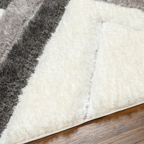 Surya Bologna Bog-2310 Beige, Light Silver, Grey, Pewter Rug.