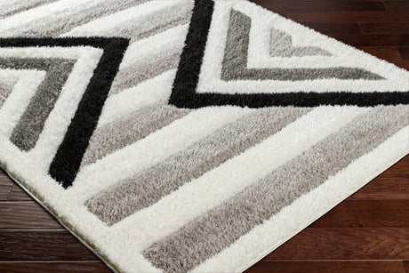 Surya Bologna Bog-2314 Light Silver, Off-White, Jet Black, Sage Rug.