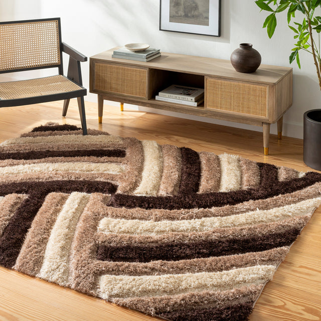 Surya Bologna Bog-2317 Bronze, Camel, Pearl, Khaki, Natural, Clay Rug.