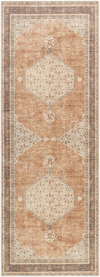 Surya Lila Bolc-2300 Tan, Brown, Medium Gray, Charcoal, Off-White, Black Area Rug