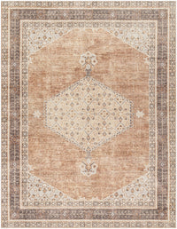 Surya Lila Bolc-2300 Tan, Brown, Medium Gray, Charcoal, Off-White, Black Area Rug