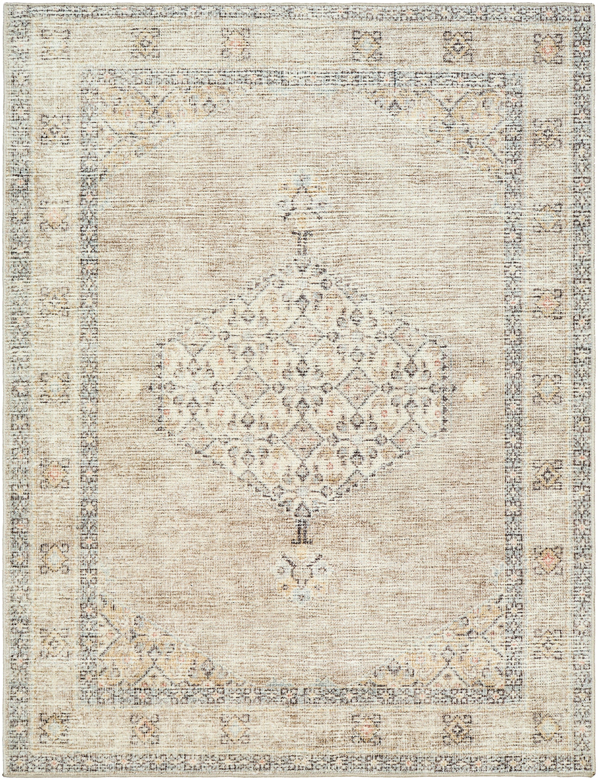 Surya Lila Bolc-2301 Off-White, Light Gray, Charcoal, Black, Slate, Amber Area Rug