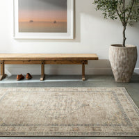 Surya Lila Bolc-2301 Off-White, Light Gray, Charcoal, Black, Slate, Amber Area Rug