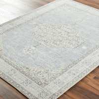 Surya Lila Bolc-2303 Denim, Silver Gray, Seafoam, Medium Gray, Off-White Area Rug