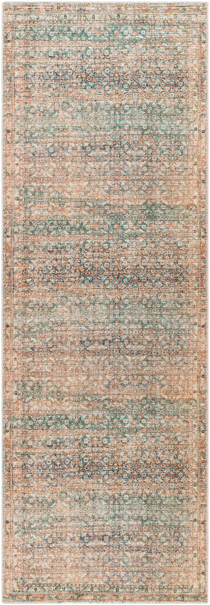 Surya Marlene Bomn-2302 Emerald, Seafoam, Light Green, Light Beige, Light Brown, Grass Green Area Rug