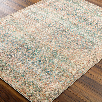 Surya Marlene Bomn-2302 Emerald, Seafoam, Light Green, Light Beige, Light Brown, Grass Green Area Rug