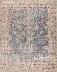 Surya Marlene Bomn-2303 Ink Blue, Ivory, Tan, Rust, Brown, Dark Green Area Rug