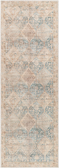 Surya Marlene Bomn-2304 Emerald, Seafoam, Light Green, Light Beige, Light Brown, Grass Green Area Rug