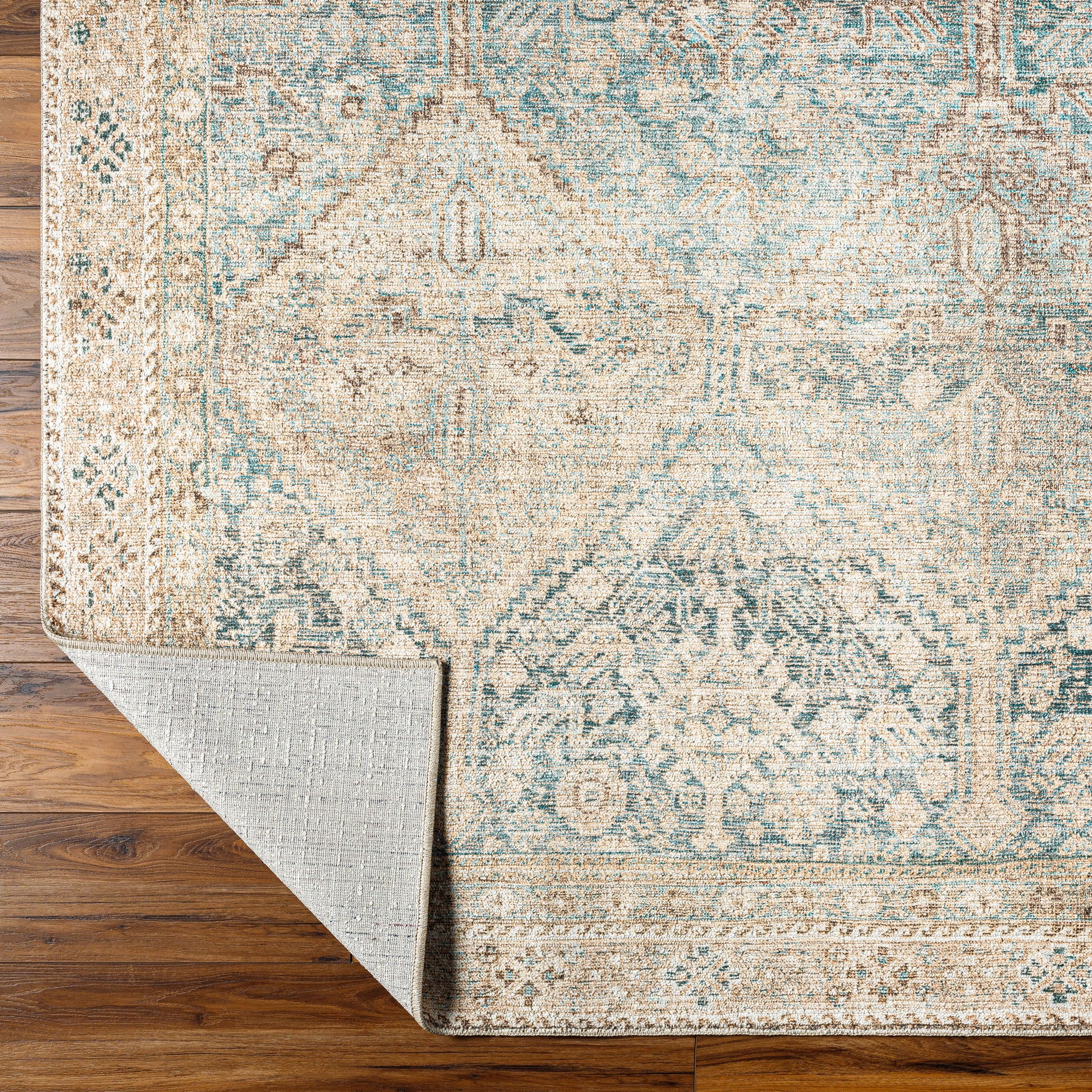 Surya Marlene Bomn-2304 Emerald, Seafoam, Light Green, Light Beige, Light Brown, Grass Green Area Rug