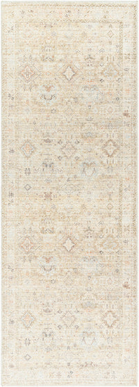 Surya Marlene Bomn-2308 Ivory, Cream, Medium Brown, Dusty Coral, Seafoam, Mustard Area Rug