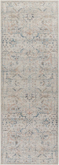 Surya Marlene Bomn-2309 Cream, Pale Blue, Light Blue, Olive, Rust, Black Area Rug