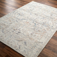 Surya Marlene Bomn-2309 Cream, Pale Blue, Light Blue, Olive, Rust, Black Area Rug