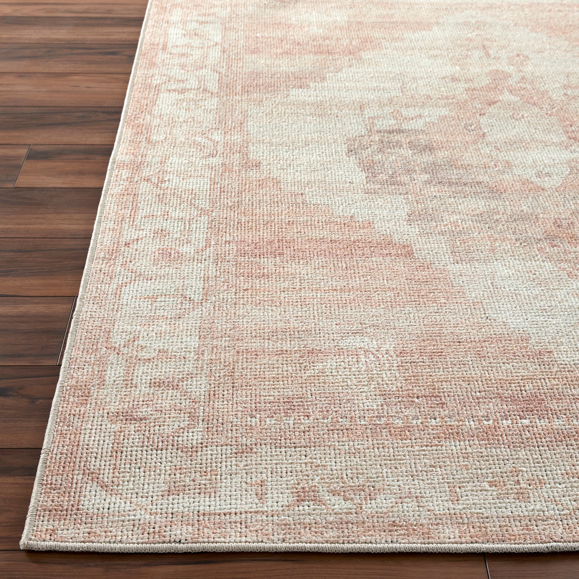 Surya Luca Bonc-2301 Ivory, Dusty Pink, Medium Brown, Tan, Brown Area Rug