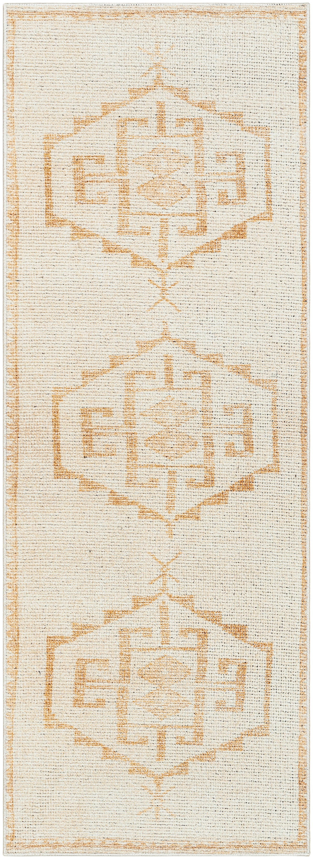 Surya Solana Booc-2301 Ivory, Burnt Orange Rug.