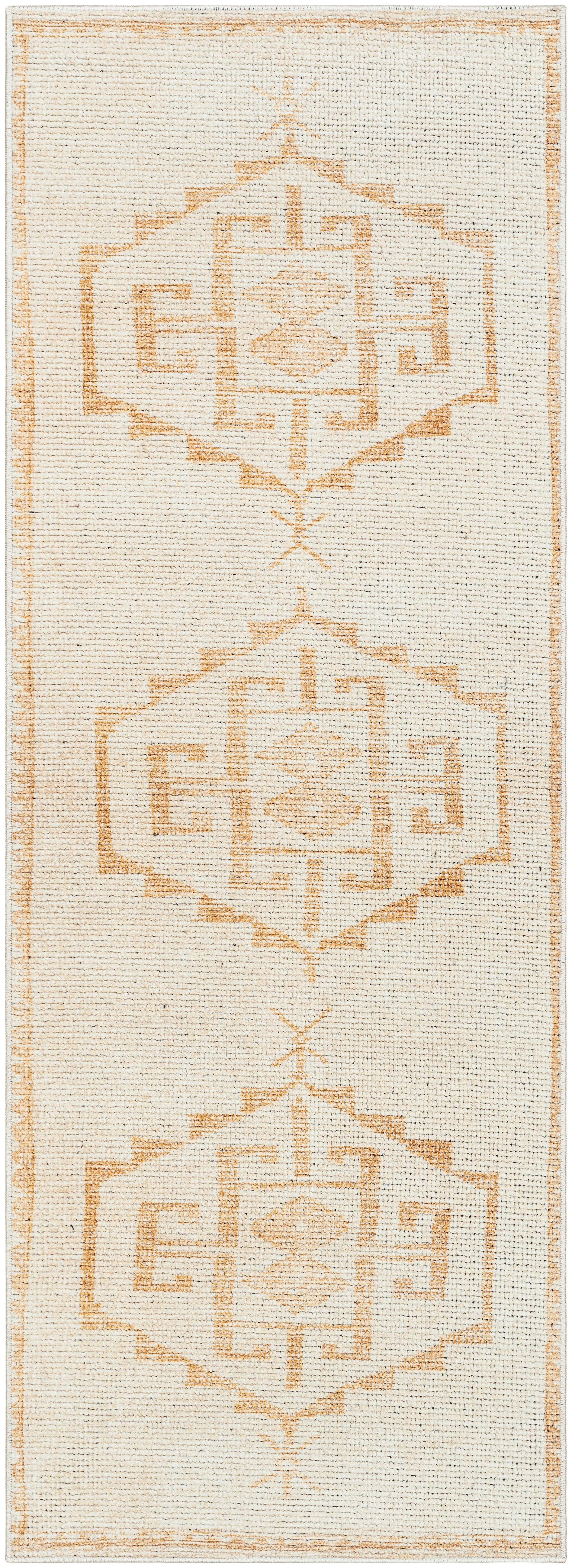 Surya Solana Booc-2301 Ivory, Burnt Orange Area Rug