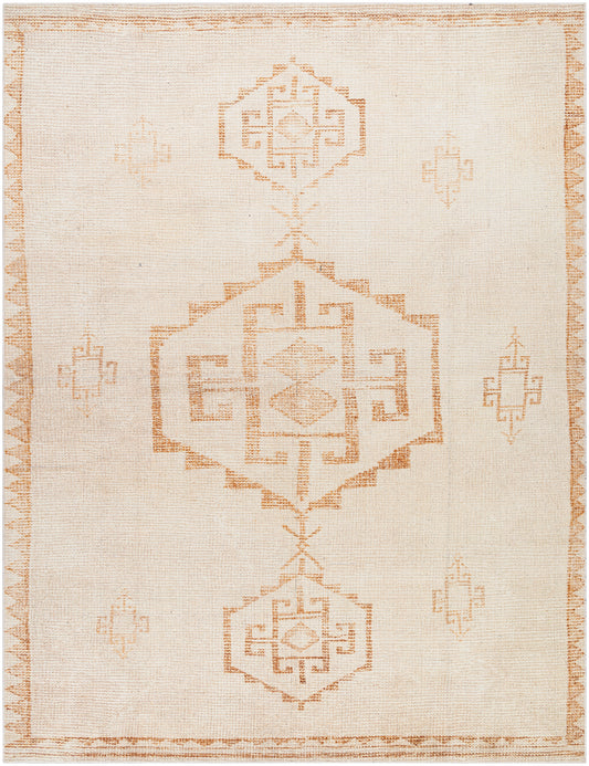 Surya Solana Booc-2301 Ivory, Burnt Orange Area Rug