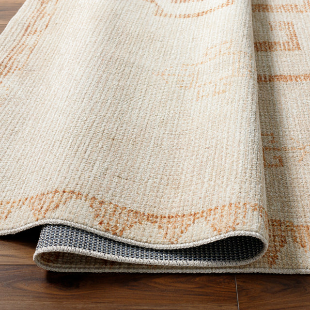 Surya Solana Booc-2301 Ivory, Burnt Orange Rug.