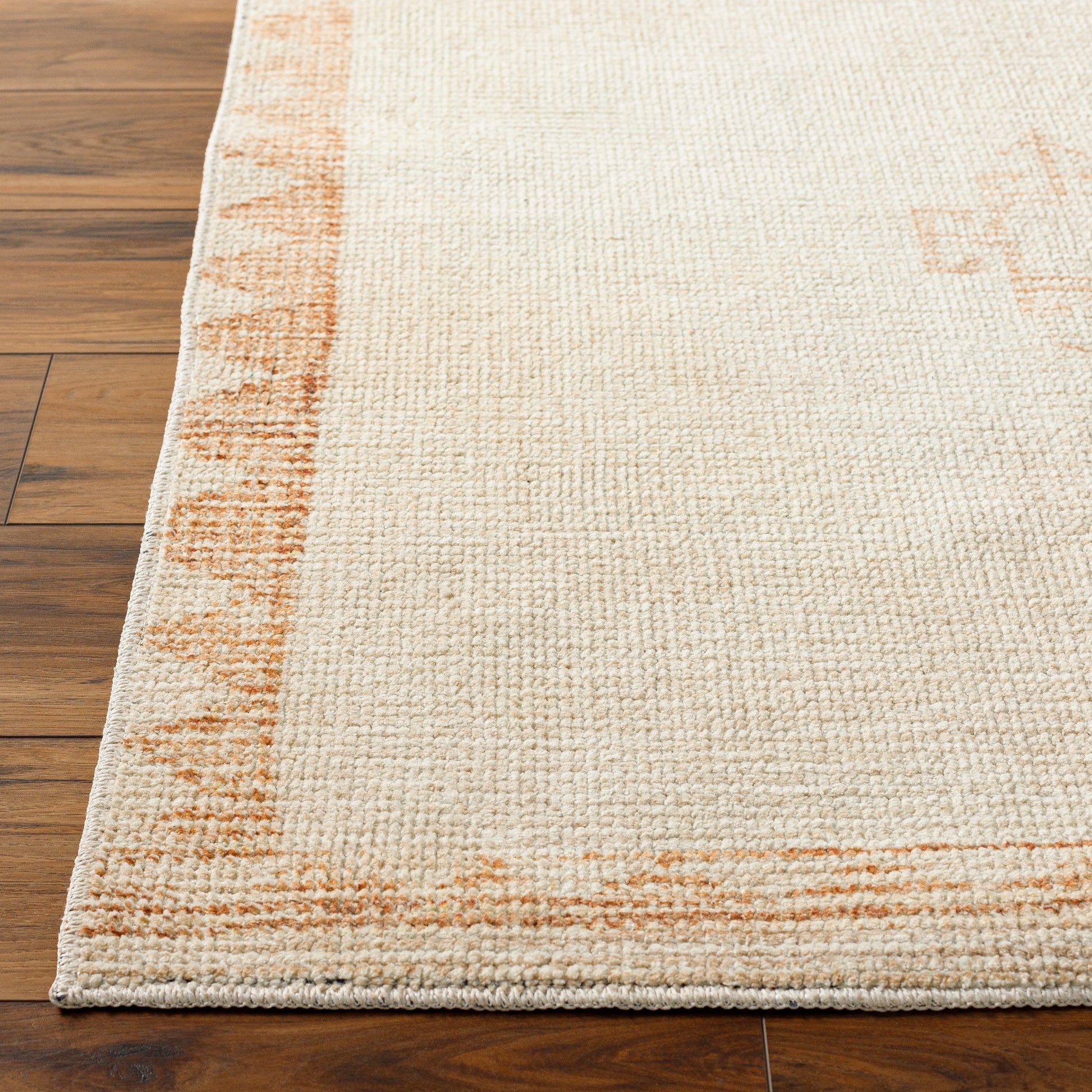 Surya Solana Booc-2301 Ivory, Burnt Orange Area Rug