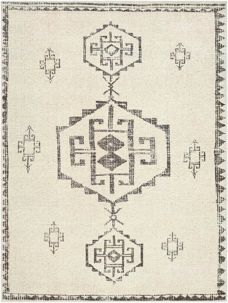 Surya Solana Booc-2303 Ivory, Black, Beige Rug.