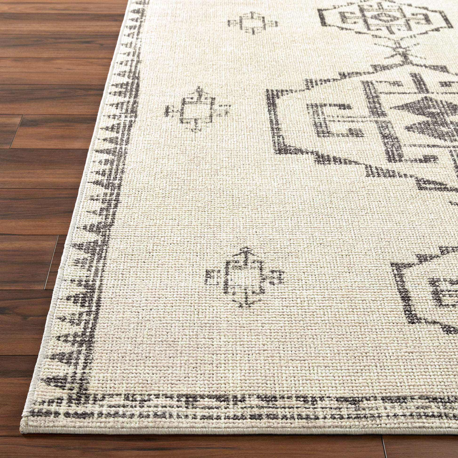 Surya Solana Booc-2303 Ivory, Black, Beige Area Rug