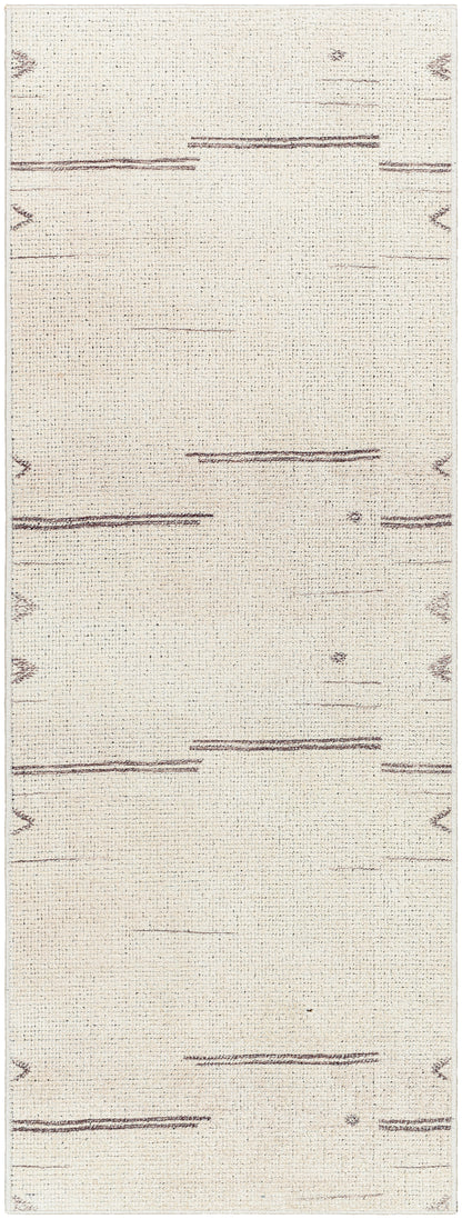 Surya Rivi Borc-2301 Cream, Medium Gray, Charcoal Area Rug