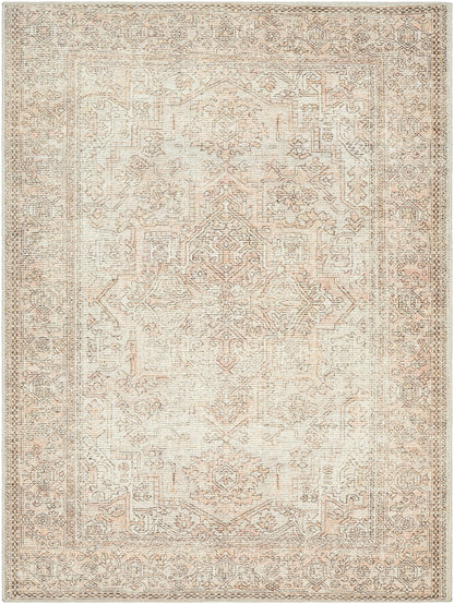 Surya Margot Bosc-2301 Tan, Brown, Amber, Dark Brown, Ivory Area Rug