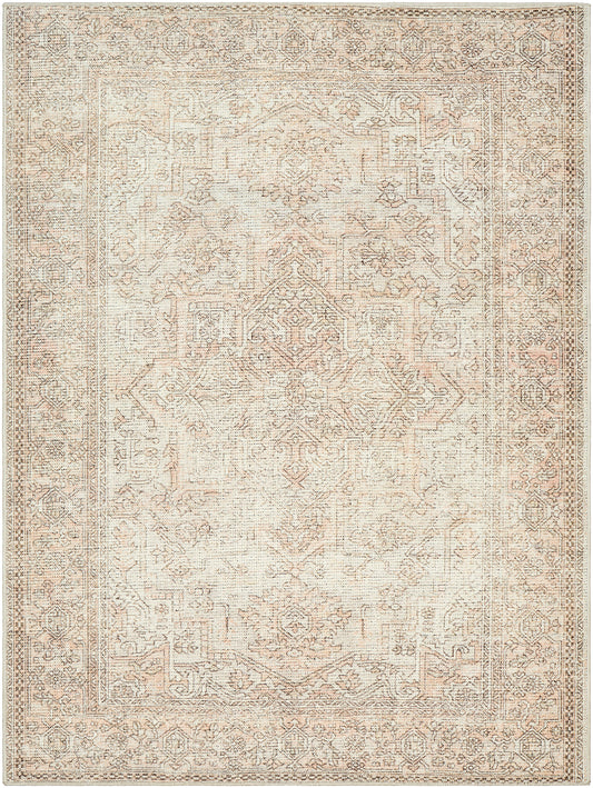 Surya Margot Bosc-2301 Tan, Brown, Amber, Dark Brown, Ivory Area Rug