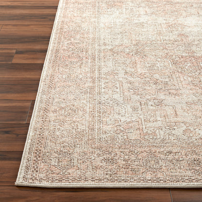 Surya Margot Bosc-2301 Tan, Brown, Amber, Dark Brown, Ivory Area Rug