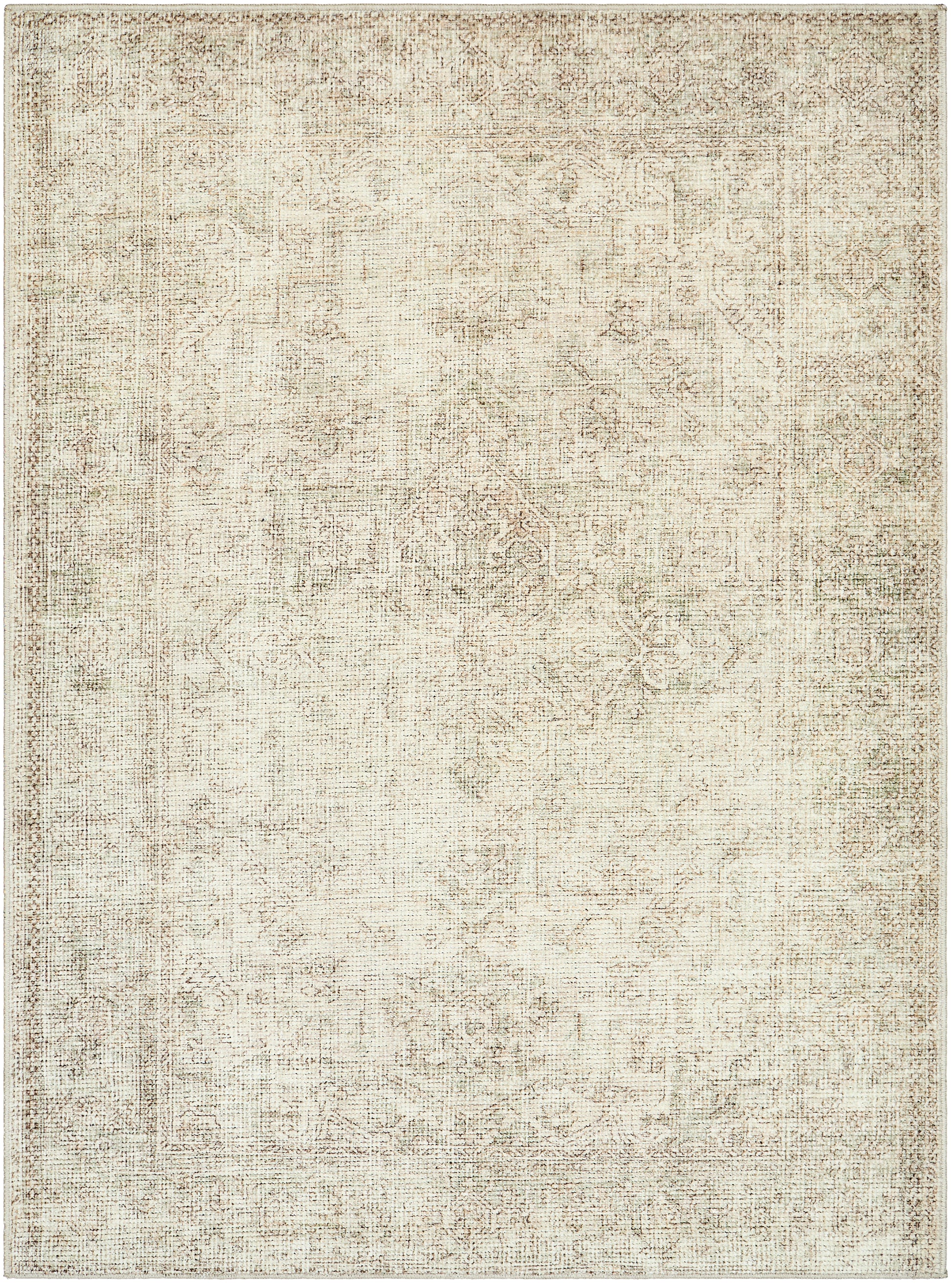 Surya Margot Bosc-2302 Off-White, Dusty Sage, Dark Brown, Olive, Tan Area Rug