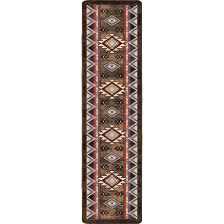 American Dakota Bow Strings Brown Rug