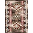 American Dakota Bow Strings Distressed Brown Rug