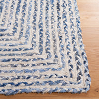 Safavieh Braided Brd260M Blue/Ivory Area Rug