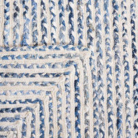 Safavieh Braided Brd260M Blue/Ivory Area Rug