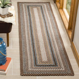 Safavieh Braided Brd313A Brown/Multi Rug