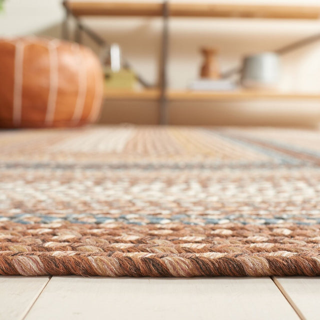 Safavieh Braided Brd313A Brown/Multi Rug