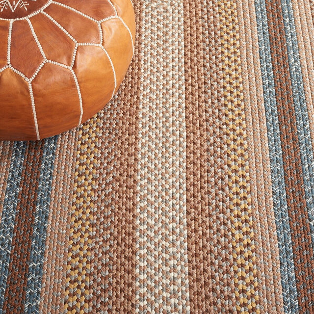 Safavieh Braided Brd313A Brown/Multi Rug